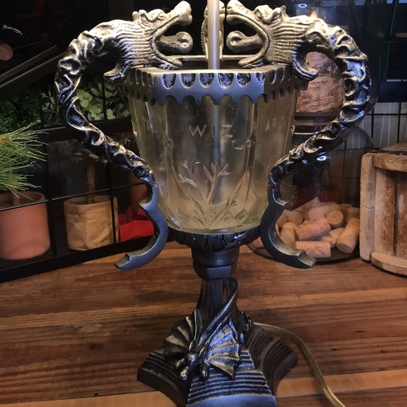 Pottery Barn Harry Potter Hogwarts TriWizard Tournament Lamp PLEASE READ - Picture 9 of 16